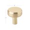 Gliderite Hardware 1-1/2 in. Solid Round Knurled Cabinet Knob - 5827-CHPG 5827-CHPG-1 - alternate 4